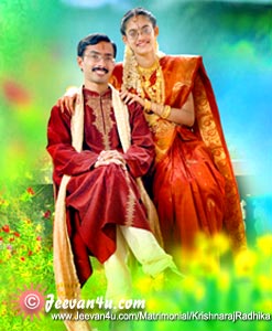Krishnaraj Radhika Wedding photos at Indraprasathum Auditorium Kottayam